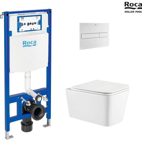 Bastidor empotrado GEBERIT duofix pack con cisterna y pulsador delta 01 bl br, con inodoro suspendido tornado lia de azulbath (1/5)