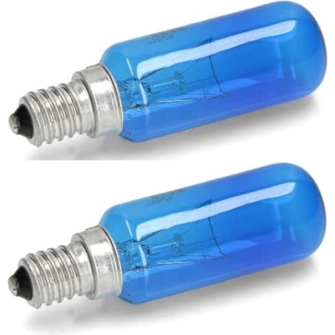 LAMPADINA FRIGORIFERO BOSCH BLU 25 WATT E14 E 14 - 82mm .Ø25mm. -PZ 2 - TF 82 (1/2)