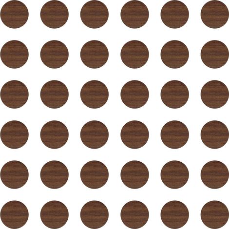 36x Cache vis adhésif autocollant diamètre 25mm protection bouchon trou obturateur meuble table chaise maison, Chêne hudson