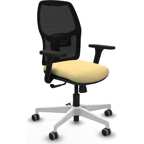 Chaise piqueras y crespo Alfera noir mousse 65 mm roues (1/2)