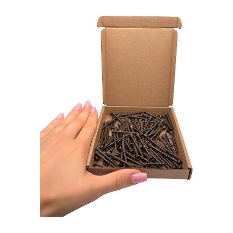 0.6 x 45mm Torx Type 17 Countersunk Head Wood Deck Screws - Brown (1/2)