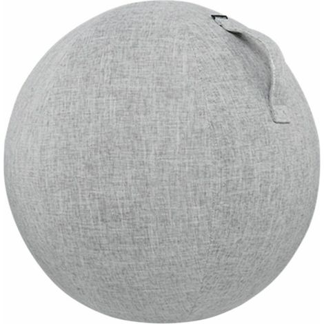 Housse De Protection Pour Balles De Yoga En Coton + Lin 55 Cm, Accessoires De Protection Pour Balles De Sport, Gris (1/4)