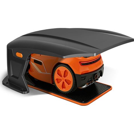 Jiubiaz Rasenmäher Garage Mähroboter Dach Schutzhülle Klappbar Schuppen Carport