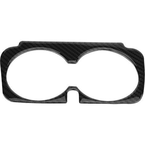 Carbon Fibre Car Gup Holder Trim Sticker pour Mercedes Benz C Classe W205 C180 GLC Classic Style (1/5)
