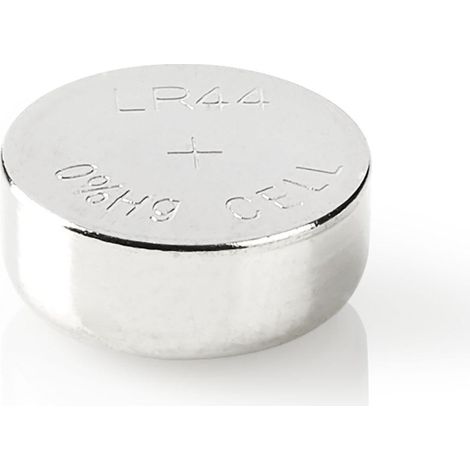 Pila alcalina LR44  1,5 V CC  10-Blíster  Plata
