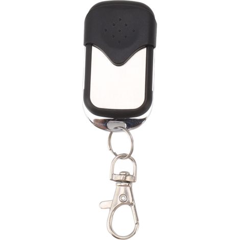 Télécommande universelle 433 MHz à 4 boutons pour porte de garage, portable et anti-interférences, avec porte-clés. (1/5)