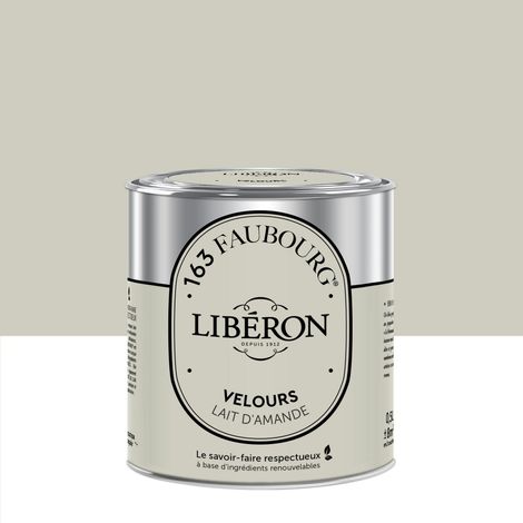 LIBERON Peinture lait d'amande multisupport 163 faubourg LIBÉRON velours 0.125 l