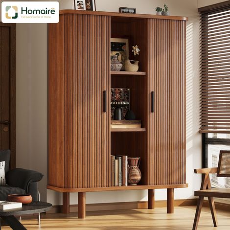Buffet marron en marron 110 x 40 x 160 cm HOMAIRE (1/5)