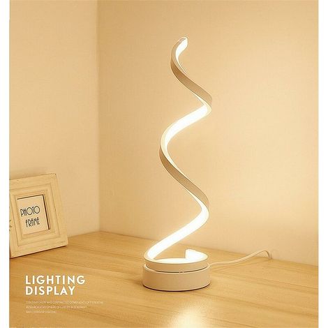 Lampe de table, 12W, couleur blanc chaud, détecteur de mouvement, pour la table de chevet, le bureau, la lecture et les environnements intérieurs.-AquaForge (1/5)