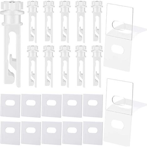 Kit de réparation de poulie pour store vertical (12 pièces), pièces de rechange pour poulie (12 pièces), pièces d'usure pour lames verticales (1/5)