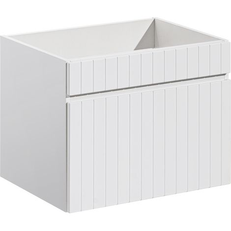 Waschbeckenschrank 60 cm IRAKLIO-56 in weiß matt, B/H/T: ca. 60/46/45,6 cm (1/5)