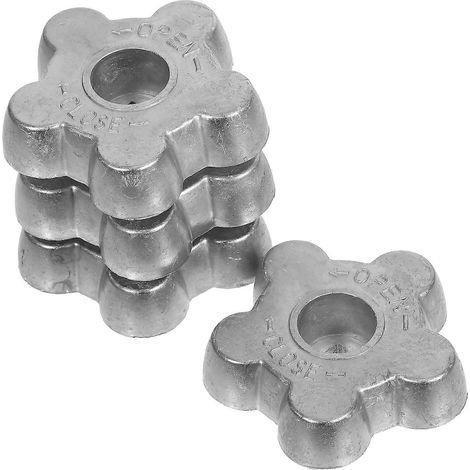 Lot de 4 poignées pour vanne à gaz : molette de réglage de précision pour cylindre, volant de rechange en alliage d'aluminium pour une utilisation industrielle, prise en main antidérapante et sécurisé (1/5)