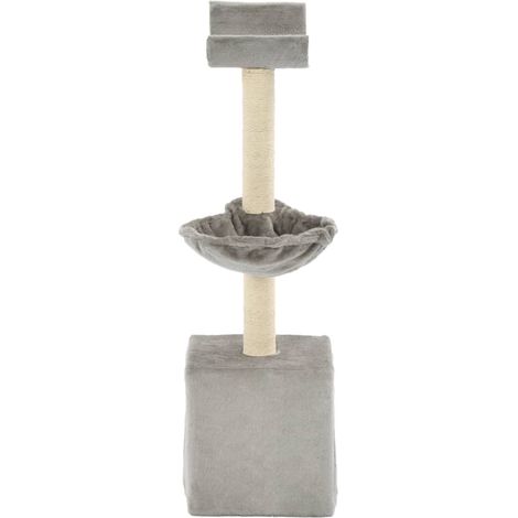 Maison Exclusive - Albero per Gatti con Tiragraffi in Sisal 105 cm Grigio (1/5)