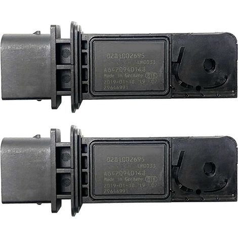 2x Capteur de débit d'air pour voiture, capteur de masse 0281002695 A6420940148 (1/5)