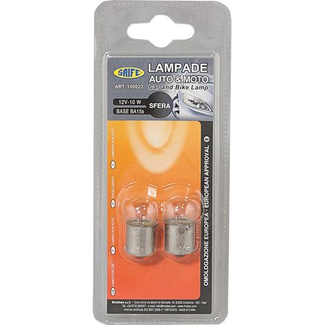 Lampada 12v 10w sfera 2 pezzi rhutten - rhutten