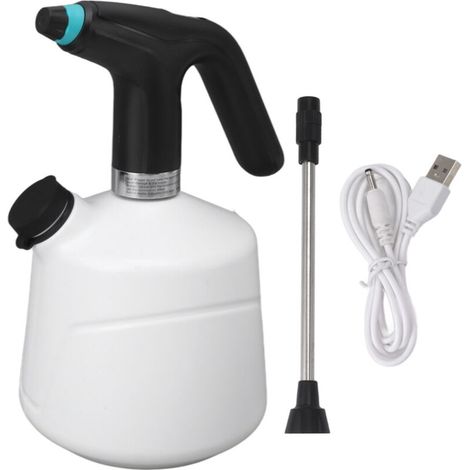 Electric Spray Bottle, Mini Automatic Silent Spray Bottle for Car Cleaning at Home (Black).