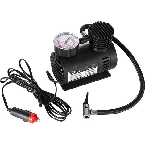 Compresseur À Air - 12 V - 300 Psi - Pour Gonflage De Pneus Automobiles - Portable - 1 Pièce (1/5)