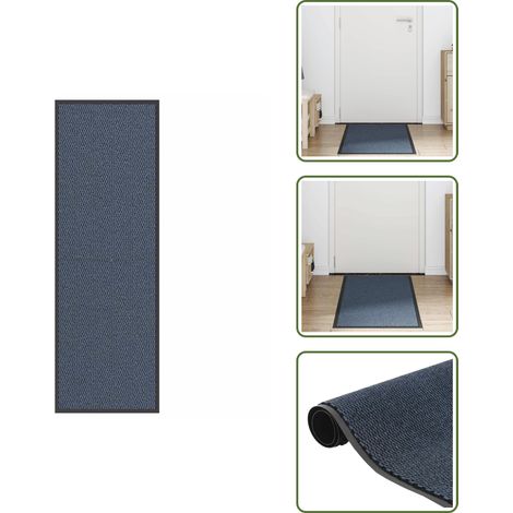 Paillasson bleu 60x180 cm - Paillasson - Paillasson De Porte - Paillasson De Bienvenue - Paillasson De Porte Extérieur (1/5)