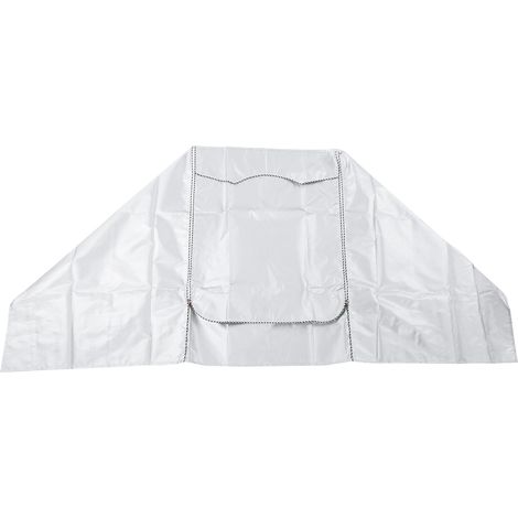Housse de protection universelle imperméable et anti-poussière pour machine à laver (Housse de machine à laver avec revêtement argenté, taille M, ouverture frontale) (1/5)