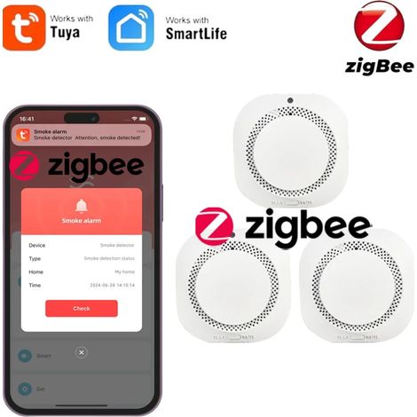 Détecteur de fumée intelligent ZigBee : Sécurité et protection incendie à domicile (1/5)