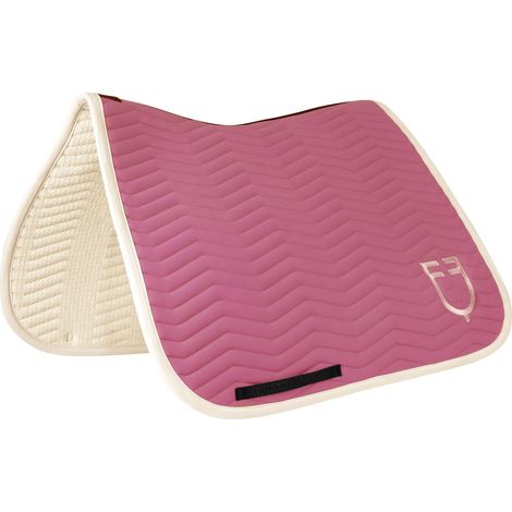 EQUESTRO Sottosella dressage CHATEAU ROSE taglia PONY Wave Quilting (1/3)