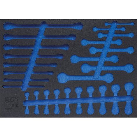Insert de Servante d Atelier 3/3 Vide - 40,8 x 4,8 x 56,9 cm - Compatible Art. 4016 - Organisation et Praticité - D-Work