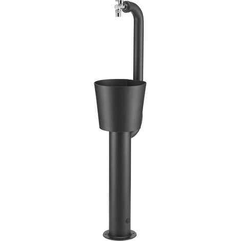 Fontana da Giardino con Rubinetto e Secchio Belfer 42/ARC Cactus Antracite (1/9)