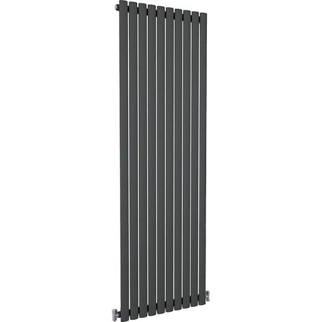 SKY Bathroom Oval Column Radiator Vertical 1800x590mm Single Anthracite