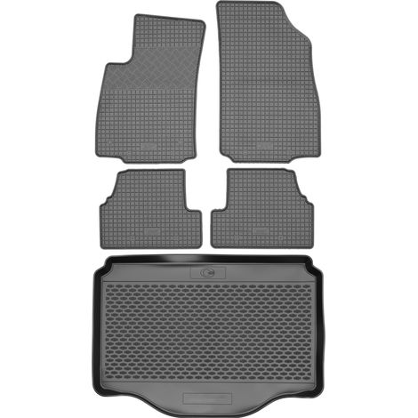 Opel Mokka A / Mokka X Crossover de 2012-2019 SET - tapis de voiture en caoutchouc + tapis de coffre