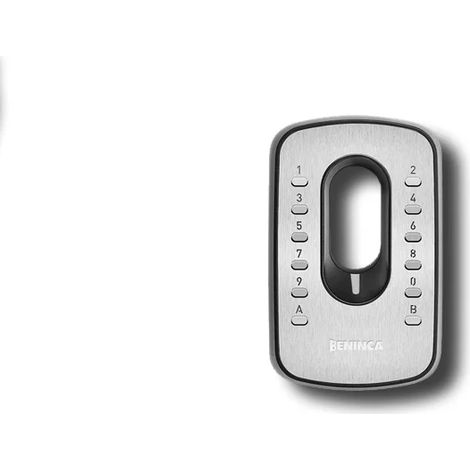beninca teclado digital de acero con triple codificación iri.kpad inox 976002413 (1/2)