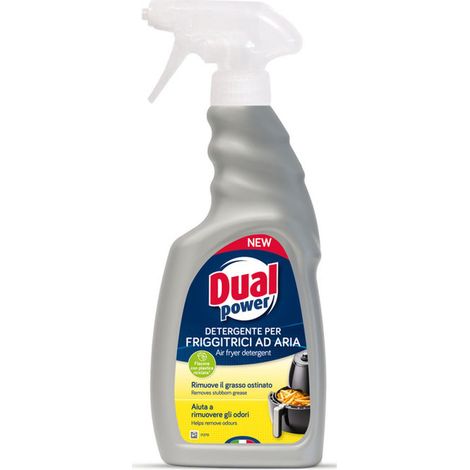Dual Power, Detergente Friggitrice ad Aria, Spray 500 ml
