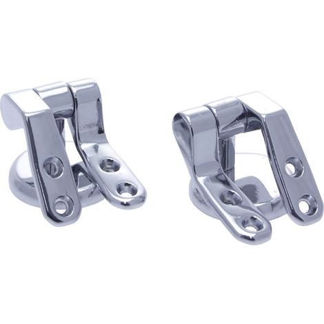 Feridras set due cerniere per copriwc cromo 513001 (1/2)