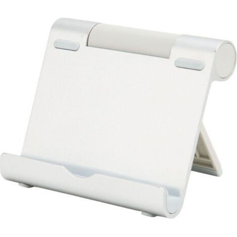This 180-degree rotating phone stand is foldable and portable. Made of aluminum alloy and silicone, it supports up to 5 kg and is suitable for tablets, making it an ideal choice. (1/5)