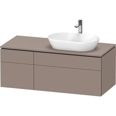 Duravit L-Cube Konsolenwaschtischunterbau wandhängend, inklusive