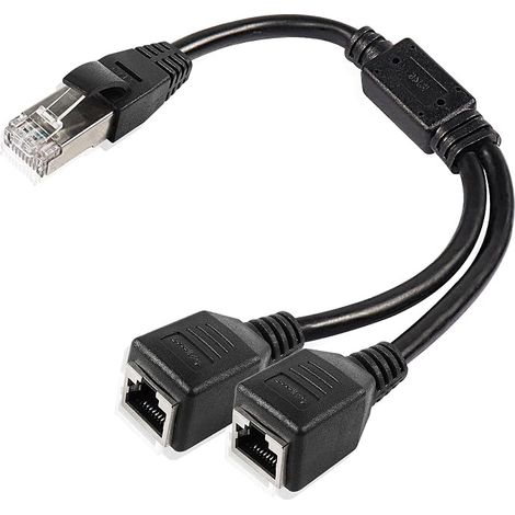 Coupleur RJ45, répartiteur réseau Ethernet RJ45, pour réseau LAN (1/5)