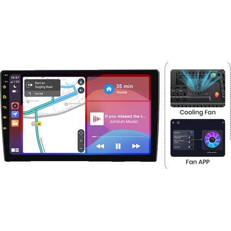 Carplay, Écran Tactile Intelligent, Système de Navigation, compatible avec Fiat Freemont 2011-2020, PX1(2+64GB)WIFI (1/2)