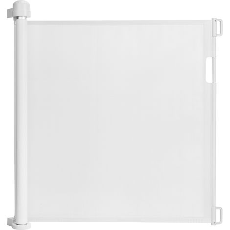 AUFUN Barrière de sécurité extensible, barrière d'escalier, barrière de sécurité, pour jeunes enfants, bébé, 88.5x180cm, Gris