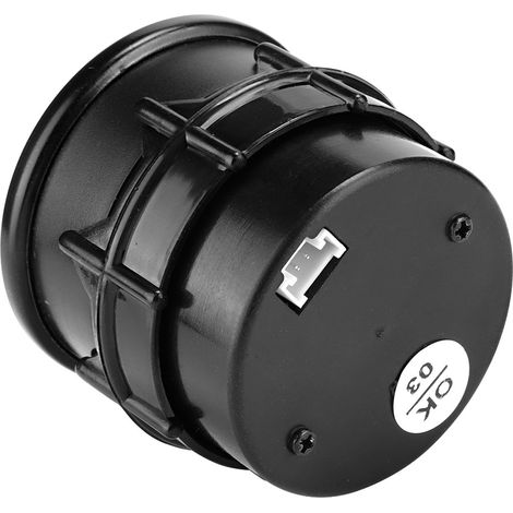 Manomètre de température d'eau de 52 mm (2 pouces), 40-140 degrés Celsius, moteur pas à pas haute vitesse 7 couleurs, aiguille + affichage numérique, cadran noir, BX101498 (1/5)