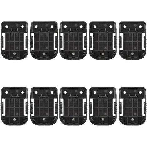 Lot de 10 supports de batterie pour outils électriques, compatibles avec les batteries lithium Bosch 18V. (1/5)