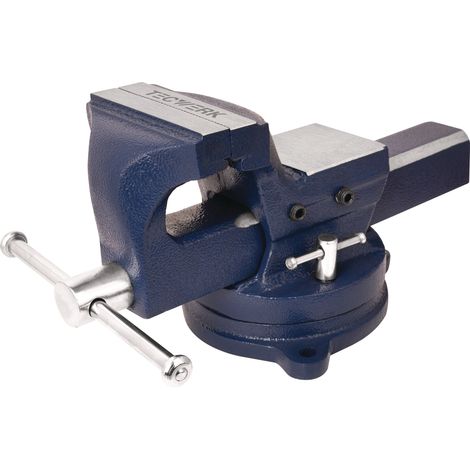 Nom Étau en fonte mâchoires B.125mm capacité de serrage 130mm en fonte (fonte ductile) TECWERK (1/2)