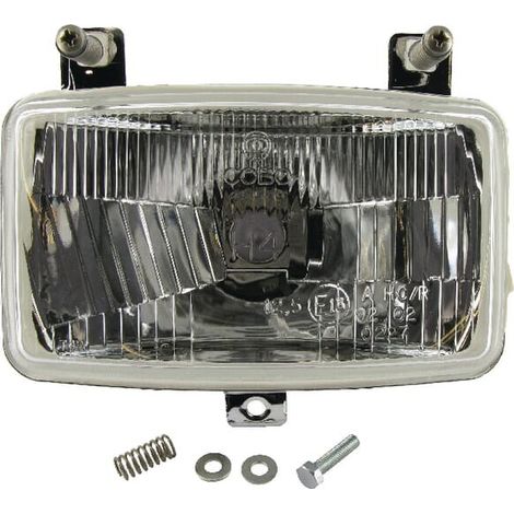 Faro alogeno rettangolare trasparente 155x96,3 mm Cobo COBO 0507820000