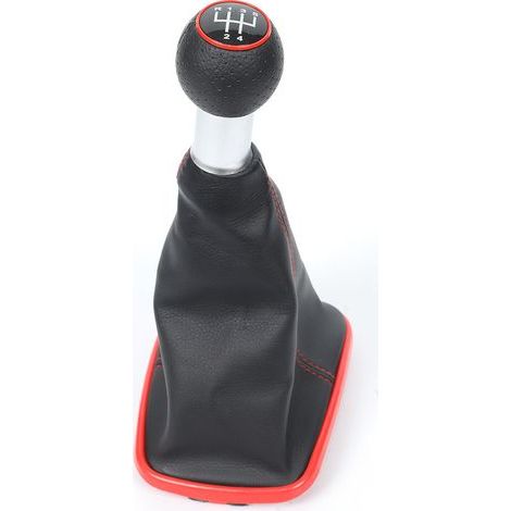 New product recommendation: Bora Golf 4 gear shift handle with red frame, dust cover for headrest (5-speed, 6-speed, red) - One pack (6-speed) (1/4)