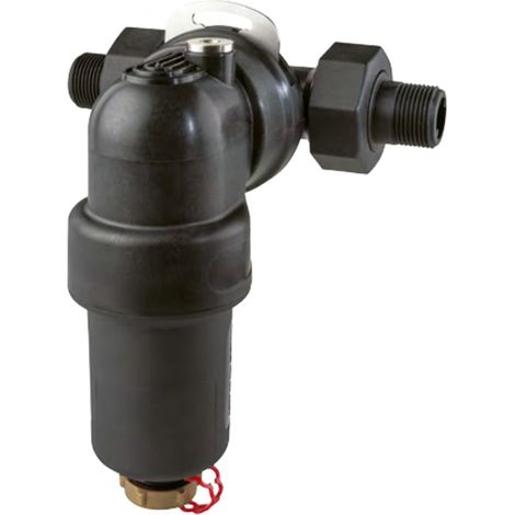 Pot de décantation - Séparateur de boues magnétique S360 Spécial PAC - raccords 3/4" (20/27 et 1" (26/34), rotation à 360° (1/2)