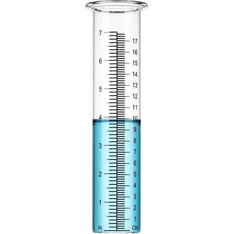 Supporto per pluviometro da 7 pollici (circa 17,8 cm) per esterno, patio, giardino, casa
