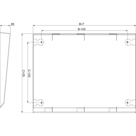 Schneider Electric Regenschutzdach 1200x400 NSYSC1240