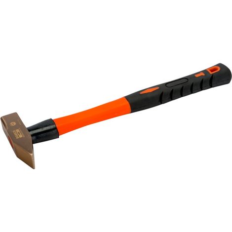 Bahco Schlosserhammer mit Kupferberyllium-Kopf und Fiberglas-Griff, funkenfrei, 200 g
