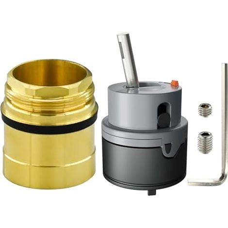 RP50587 Poignée unique compatible avec kit de réparation Delta, assemblage de vanne de robinet de douche de cuisine, fonctionne avec les modèles de la technologie Diamond Seal avec une cartouche de (1/5)