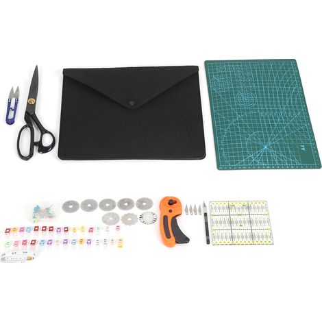 Ensemble de 101 pièces de cutter rotatif pour le travail du tissu, du cuir, la gravure, la sculpture et les outils de découpe (1/5)
