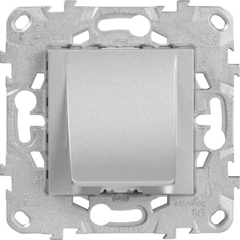 Sortie de câble 16A Ø6/12mm - aluminium - Unica - Schneider (1/3)