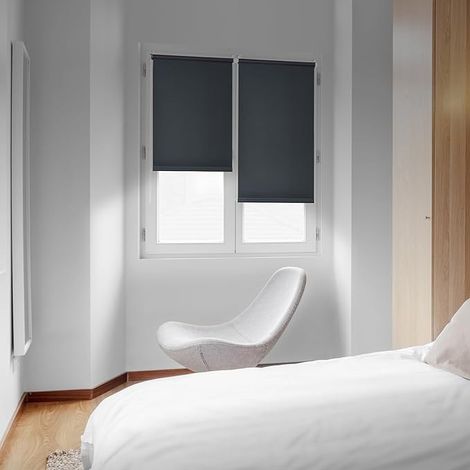 TENDA A RULLO OSCURANTE CLIP&FIX 45X180CM. COLORE GRIGIO
